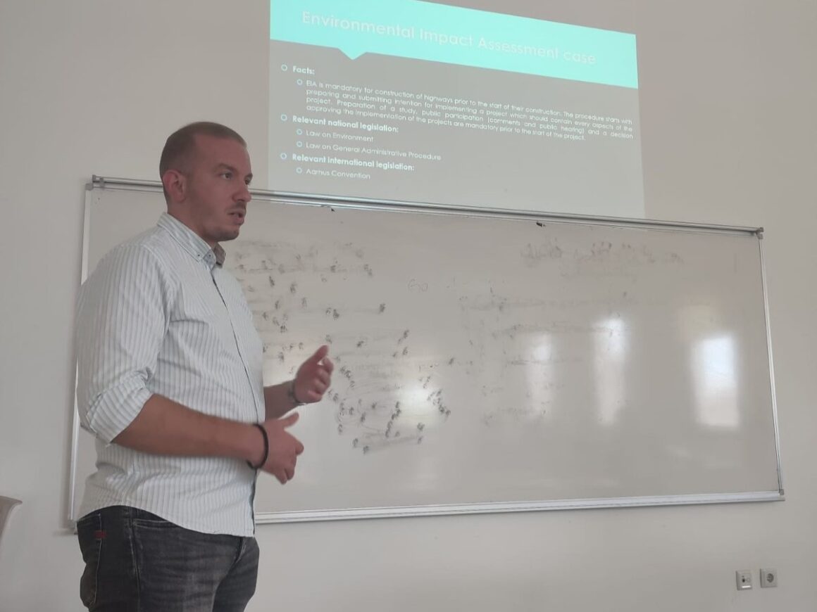 Guest Lecture on Environmental Litigation Held at IBU Faculty of Law