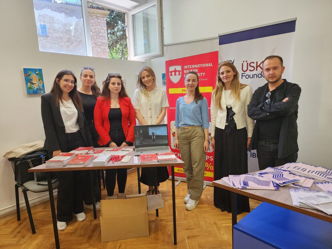 IBU Connects with Future Students at Ohrid Educational and Career Fair