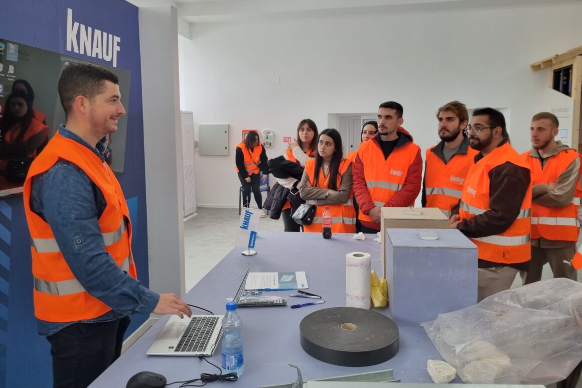 IBU Architecture Students Visit Knauf Factory in Debar