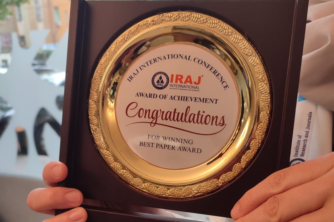 IBU Professors Shine on the Global Stage: Prestigious Best Paper Award Won at International Conference in Rome