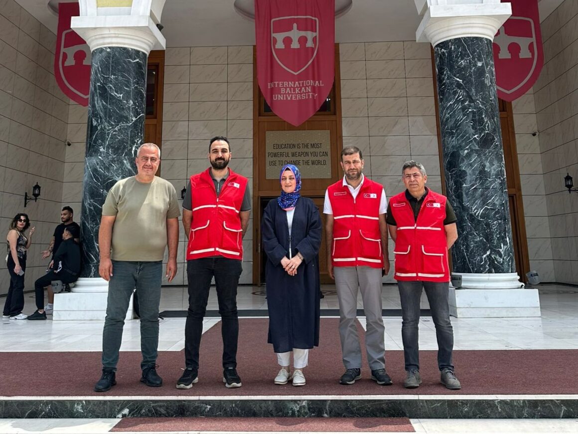 IBU Vice Rector Assoc. Prof. Dr. Seyhan Murtezan Ibrahimi Welcomes Turkish Red Crescent Delegation
